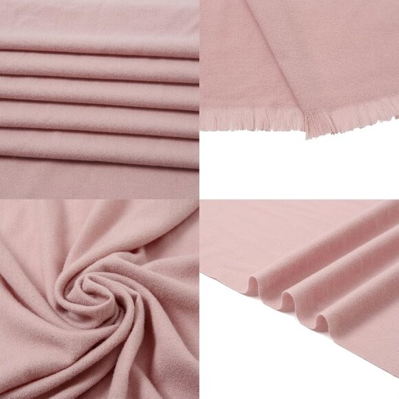 🆕 Women Pink Wedding Evening Dress Pashmina Shawl Winter Foulard Femme Wraps - Picture 7 of 7